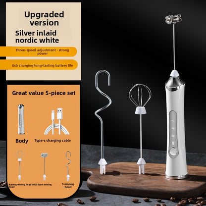 Handheld Electric Milk Frother and Mixer