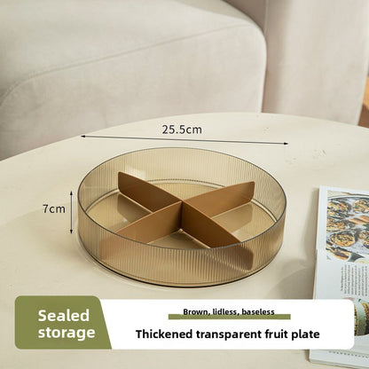 Luxury Sealed Snack Storage Fruit Plate Box