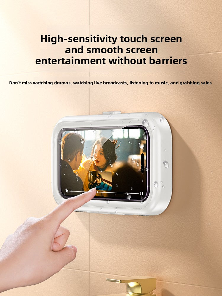 Expandable Rotatable Waterproof Phone Holder for Bathroom