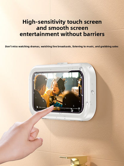 Expandable Rotatable Waterproof Phone Holder for Bathroom