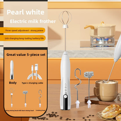 Handheld Electric Milk Frother and Mixer