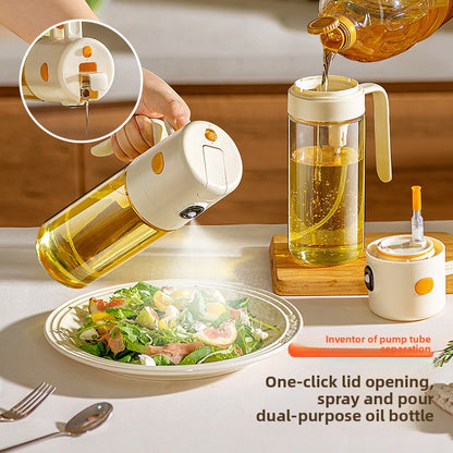 Glass Oil Dispenser Bottle