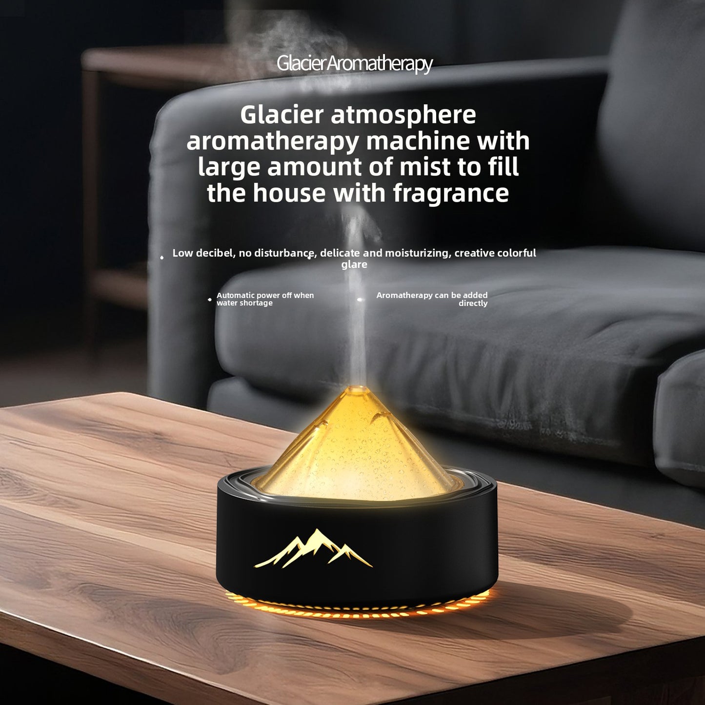 Luxury USB Flame Aroma Diffuser with Humidifier
