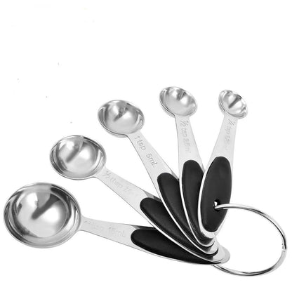Silicone Handle Measuring Cups Spoons Set