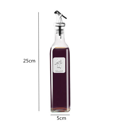 Glass Oil Dispenser Bottle Kitchen