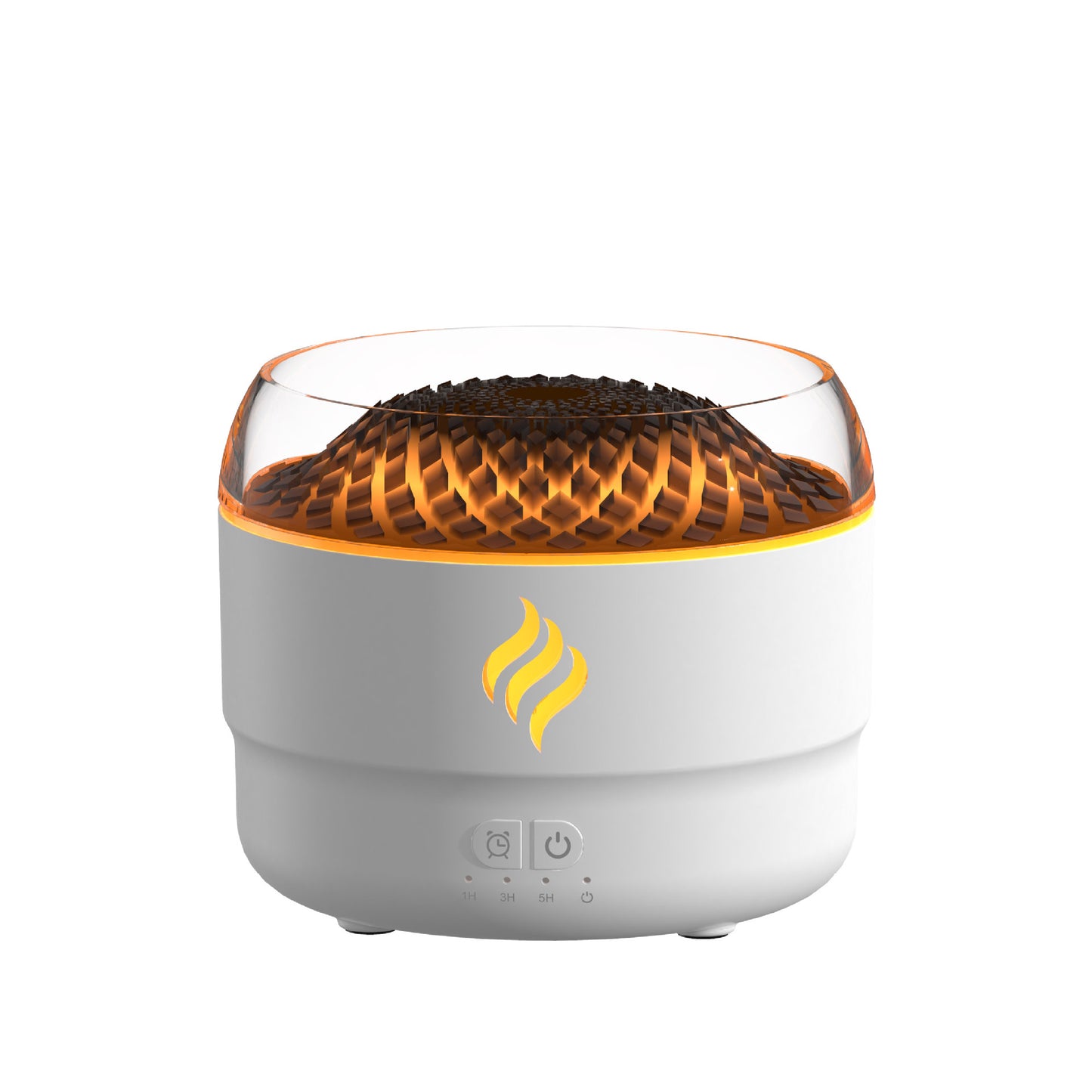 Luxury USB Flame Aroma Diffuser with Humidifier