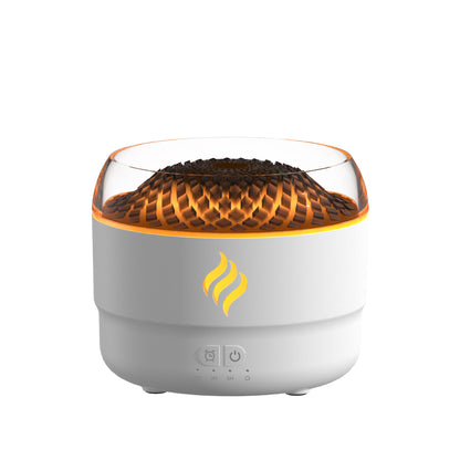 Luxury USB Flame Aroma Diffuser with Humidifier
