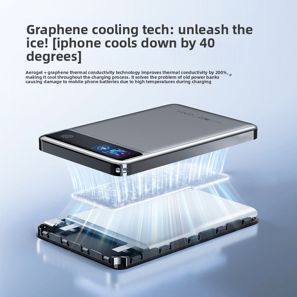 MagSafe Compatible Power Bank with Temperature Control