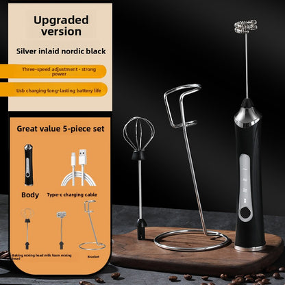 Handheld Electric Milk Frother and Mixer
