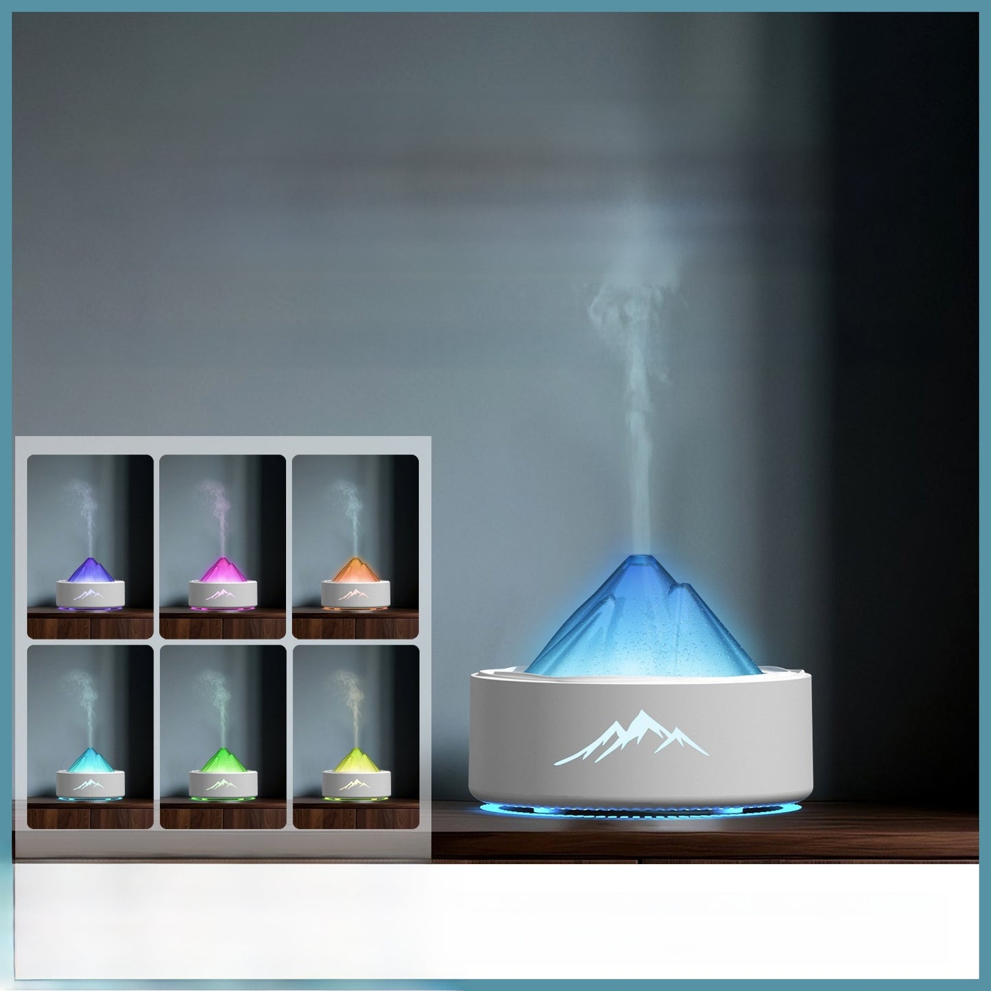 Luxury USB Flame Aroma Diffuser with Humidifier