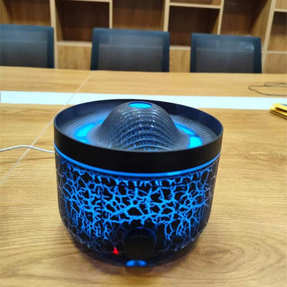 Luxury USB Flame Aroma Diffuser with Humidifier