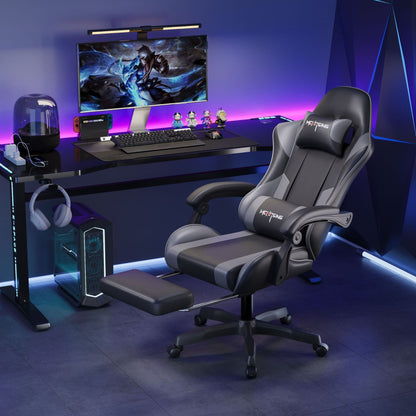 Ergonomic PU Leather Swivel Gaming Chair