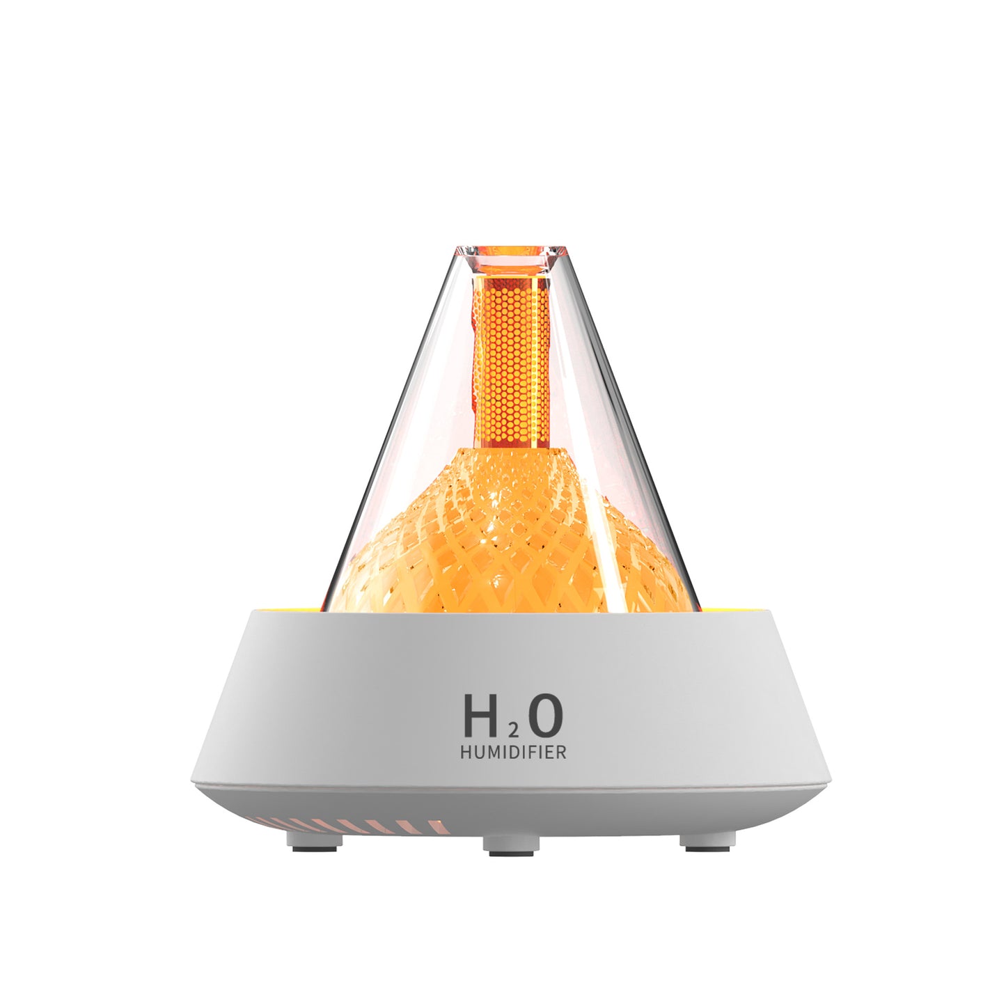 Luxury USB Flame Aroma Diffuser with Humidifier