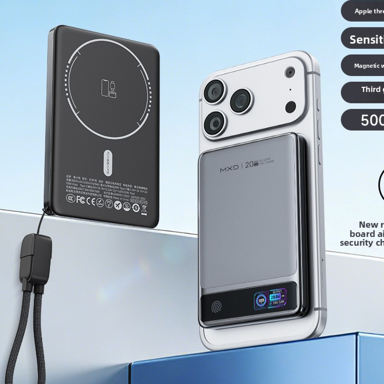MagSafe Compatible Power Bank with Temperature Control
