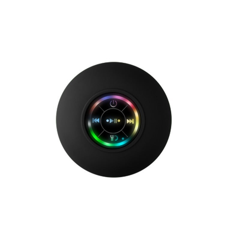 Bathroom waterproof Bluetooth speaker with large suction cup design
