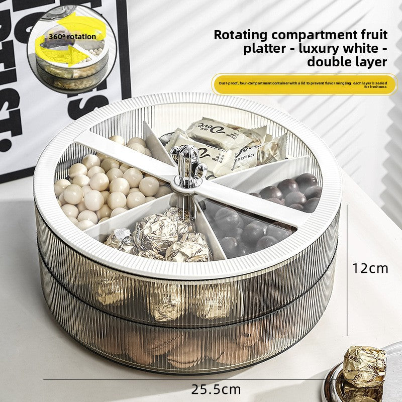 Luxury Sealed Snack Storage Fruit Plate Box