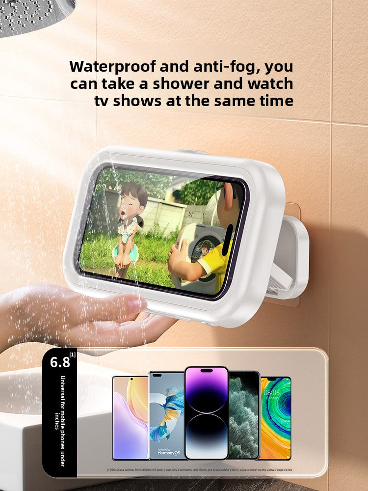 Expandable Rotatable Waterproof Phone Holder for Bathroom