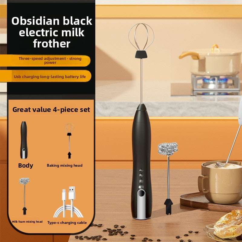 Handheld Electric Milk Frother and Mixer