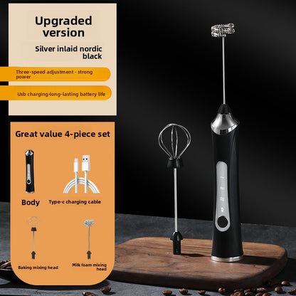 Handheld Electric Milk Frother and Mixer
