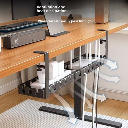 Everyday B&D Under Desk Cable Management Rack Retractable Organizer