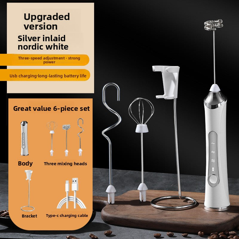 Handheld Electric Milk Frother and Mixer