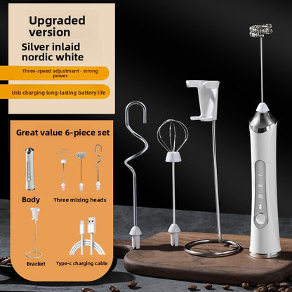 Handheld Electric Milk Frother and Mixer