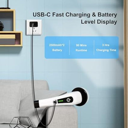 Electric Cleaning Brush for Kitchen Bathroom Floor