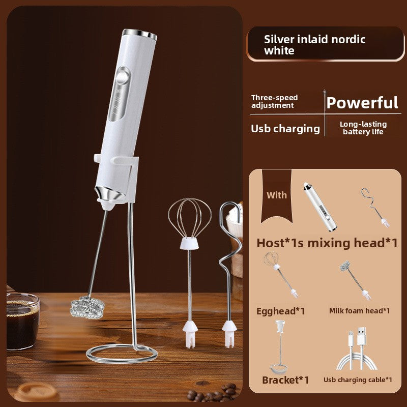 Handheld Electric Milk Frother and Mixer
