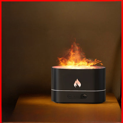 Luxury USB Flame Aroma Diffuser with Humidifier