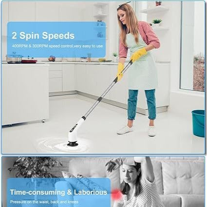 Electric Cleaning Brush for Kitchen Bathroom Floor