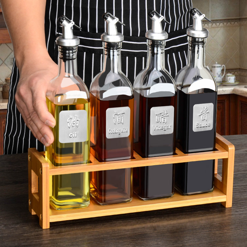 Glass Oil Dispenser Bottle Kitchen