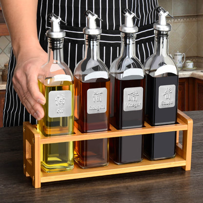 Glass Oil Dispenser Bottle Kitchen
