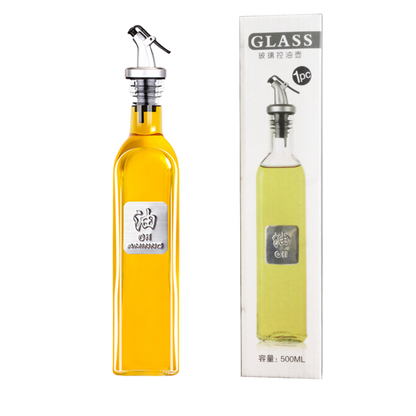 Glass Oil Dispenser Bottle Kitchen