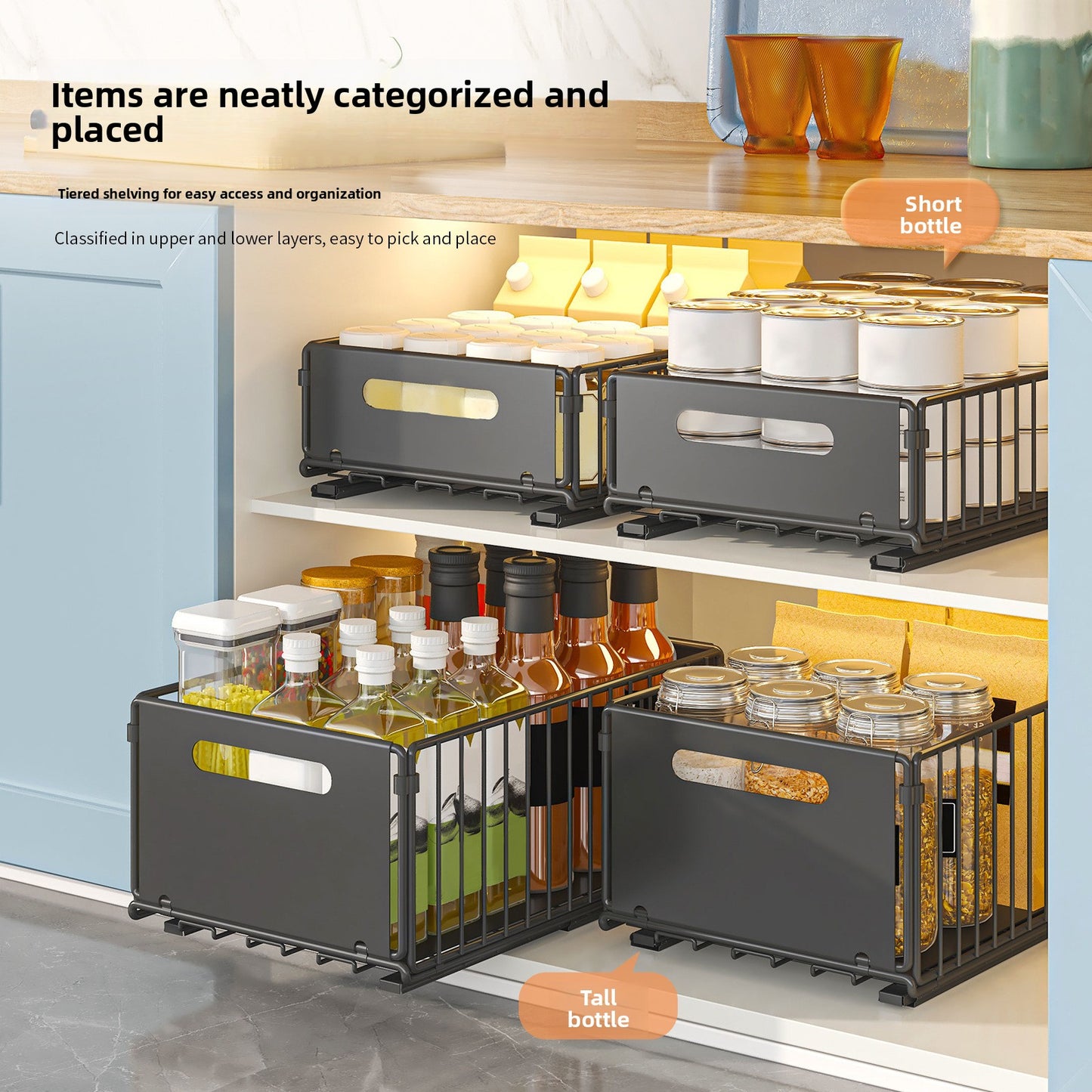 Easy-Glide Cabinet Drawer
