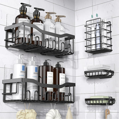 Wall Mounted Bathroom Organizer Rack