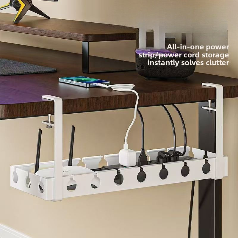 Everyday B&D Under Desk Cable Management Rack Retractable Organizer