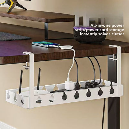 Everyday B&D Under Desk Cable Management Rack Retractable Organizer