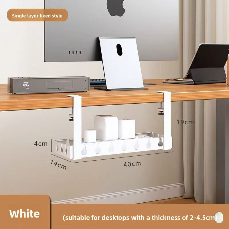 Everyday B&D Under Desk Cable Management Rack Retractable Organizer