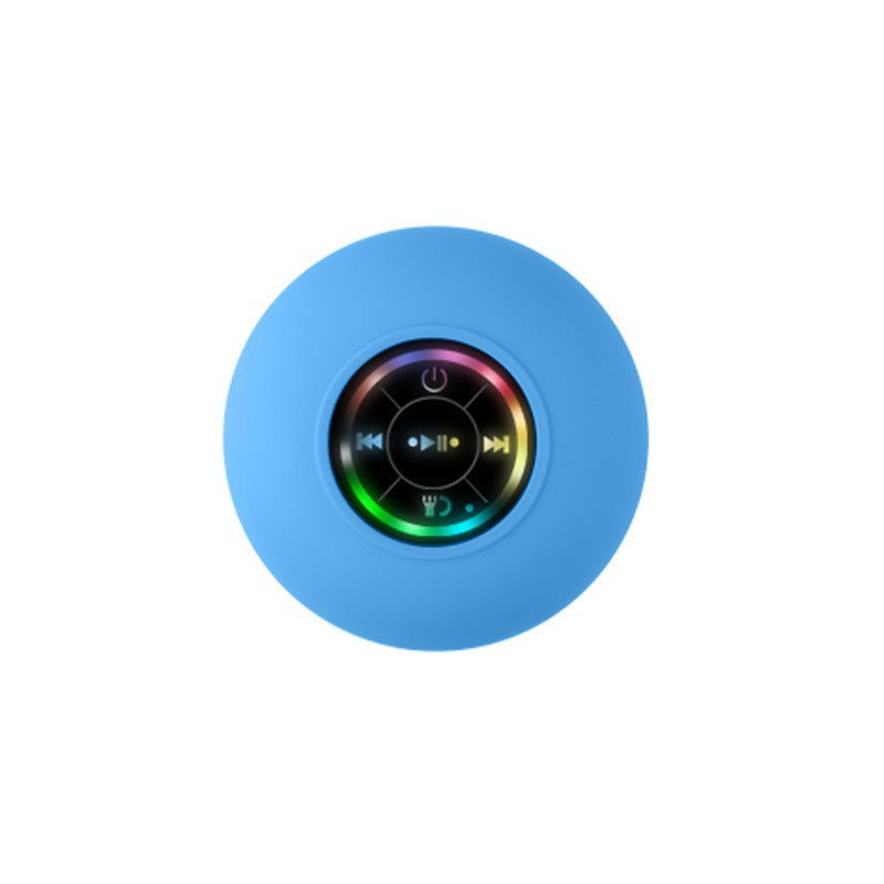 Bathroom waterproof Bluetooth speaker with large suction cup design
