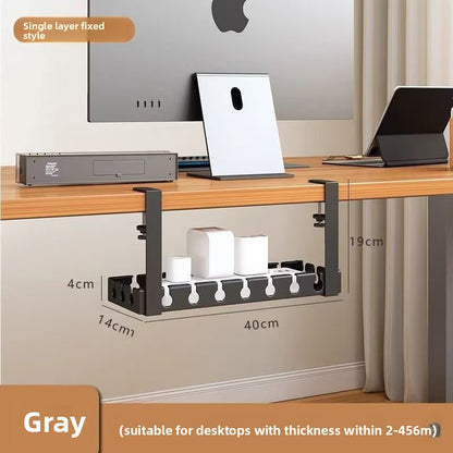 Everyday B&D Under Desk Cable Management Rack Retractable Organizer