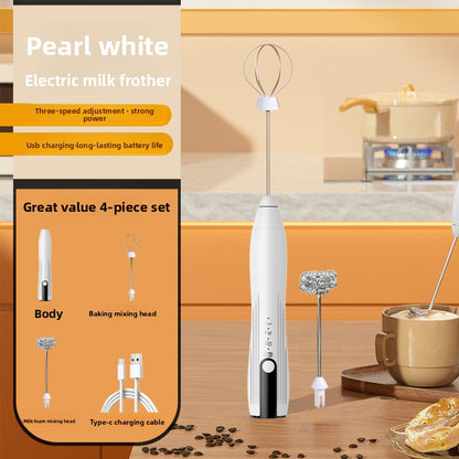 Handheld Electric Milk Frother and Mixer