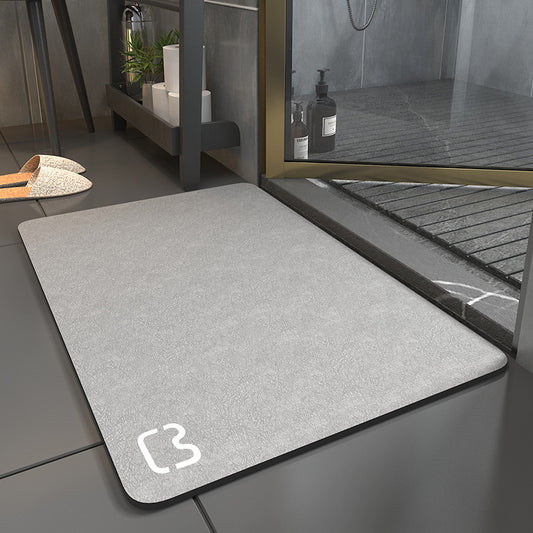 Diatom mud bathroom floor mat