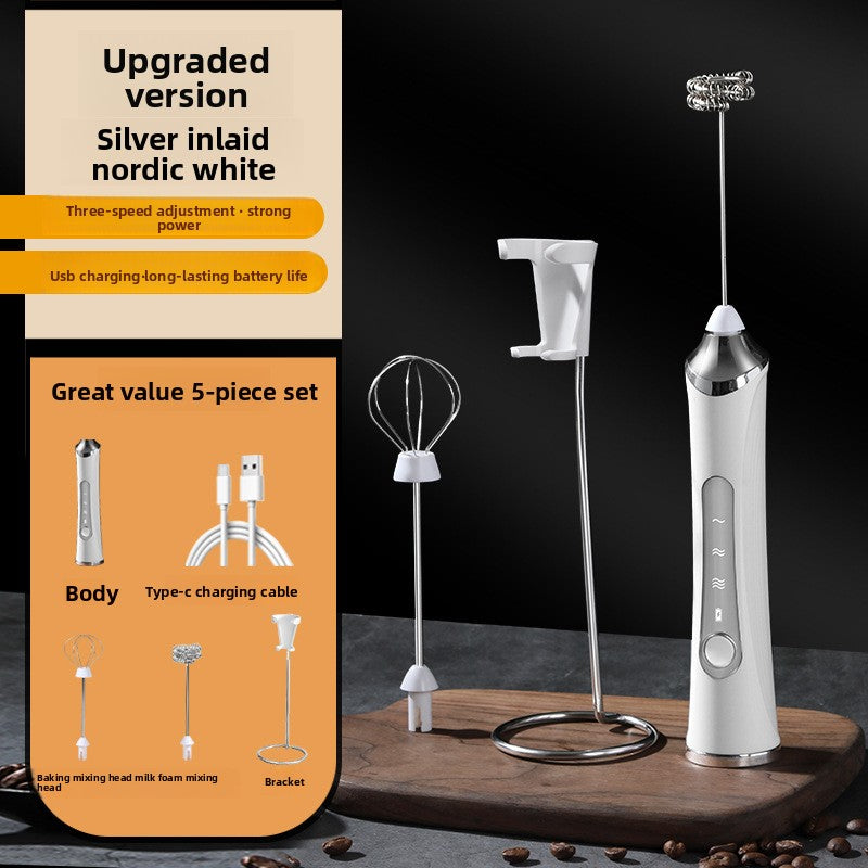 Handheld Electric Milk Frother and Mixer