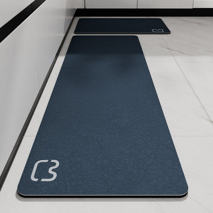Diatom mud bathroom floor mat