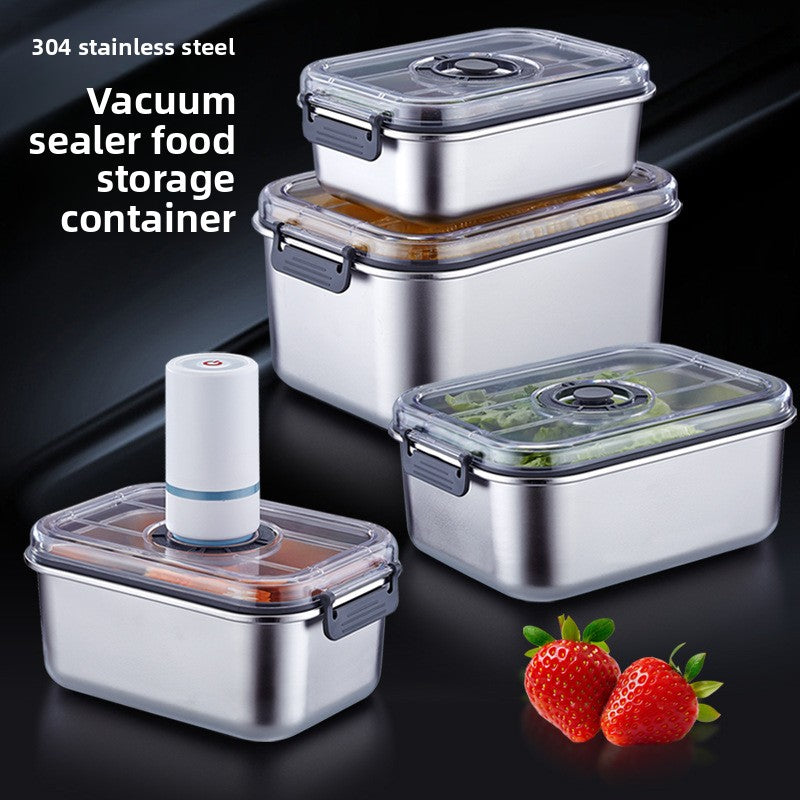 Stainless Steel Vacuum Food Storage Container