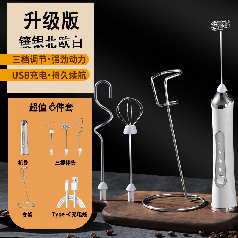 Handheld Electric Milk Frother and Mixer
