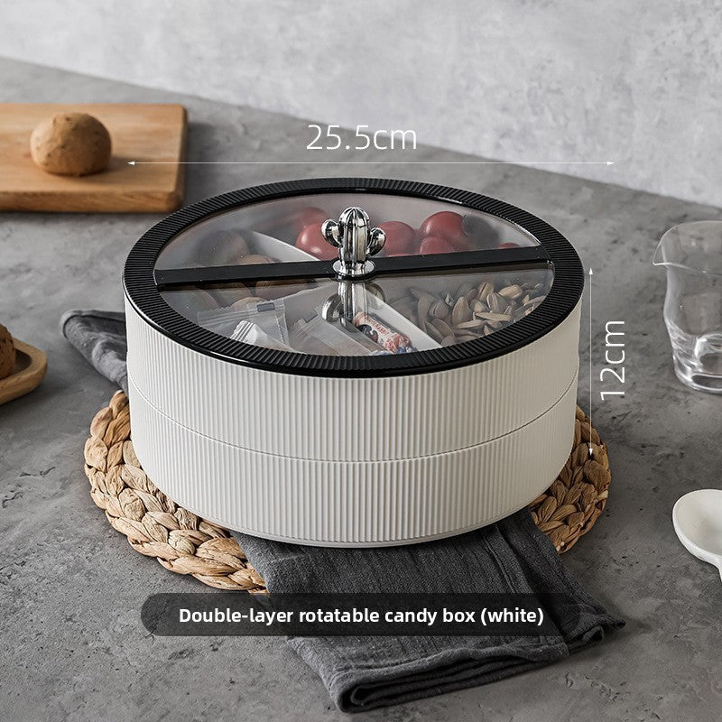 Luxury Sealed Snack Storage Fruit Plate Box