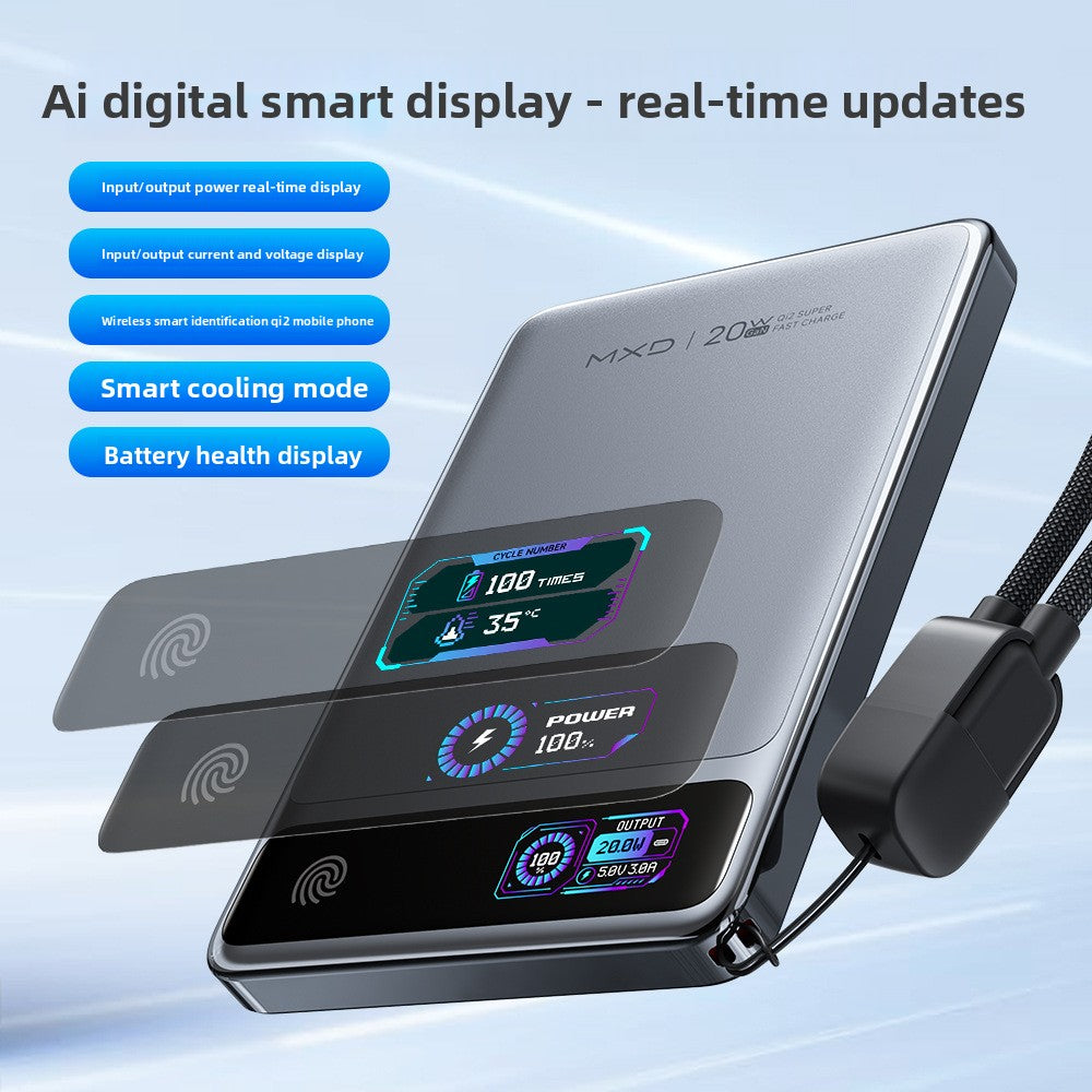 MagSafe Compatible Power Bank with Temperature Control