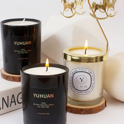 Aromatherapy Soy Wax Candle in Glass Jar