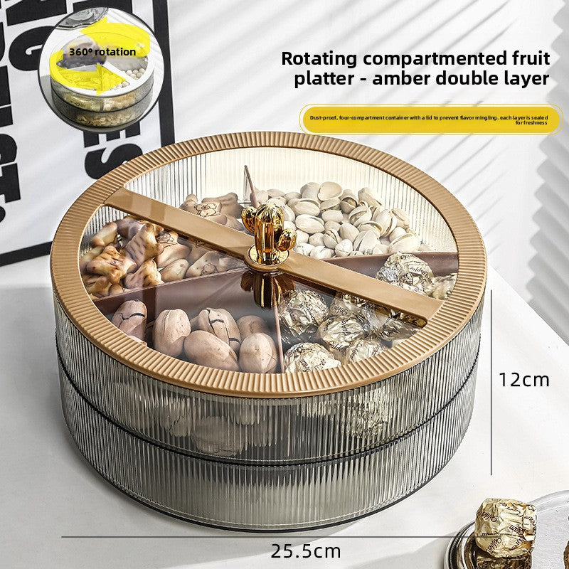 Luxury Sealed Snack Storage Fruit Plate Box